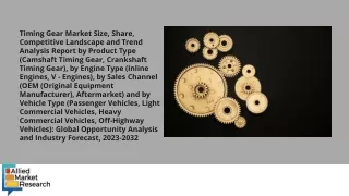 Timing Gear Market pdf