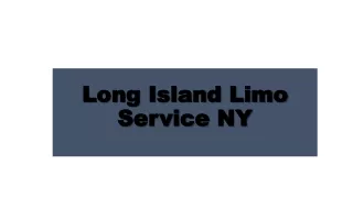 Long Island Limo Service NY