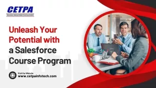 Unleash Your Potential with a Salesforce Course Program