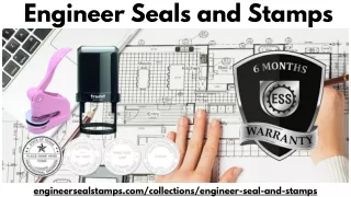 Engineer Seals and Stamps for Electrical, Chemical, and Civil Engineers