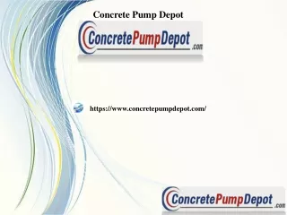 Used Alliance Concrete Pumps USA, concretepumpdepot