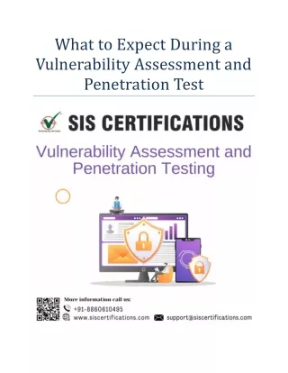 What to Expect During a Vulnerability Assessment and Penetration Test