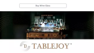 Buy Wine Glasses Online