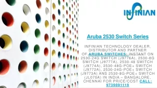 Aruba Switches: Instant On 2530 Series -24G-8G-48G-PoE  Ports