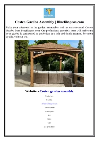 Costco Gazebo Assembly Bluefikspros.com