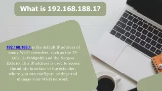 How to Set Up Your Wi-Fi Extender Using 192.168.188.1