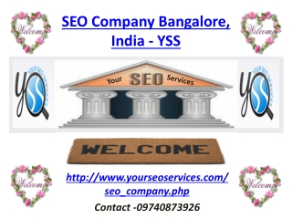 SEO Company in Bangalore, India -YSS