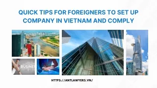 Quick Tips for Foreigners to Set up Company in Vietnam