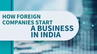 Foreign Companies Start a Business in india