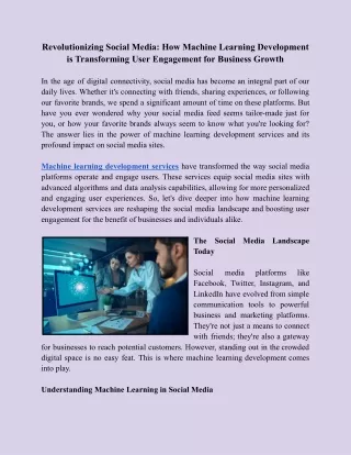 The Future of Social Media Marketing: Machine Learning's Impact on Business Grow