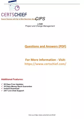 Latest L5M8 Updated Questions Answers PDF Dumps