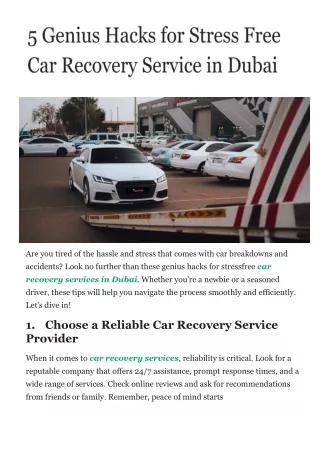 5-genius-hacks-for-stress-free-car-recovery-service-in-dub