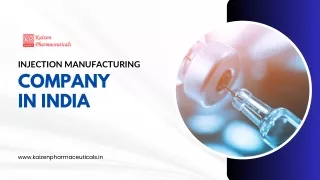 Best Injection Manufacturing Company in India