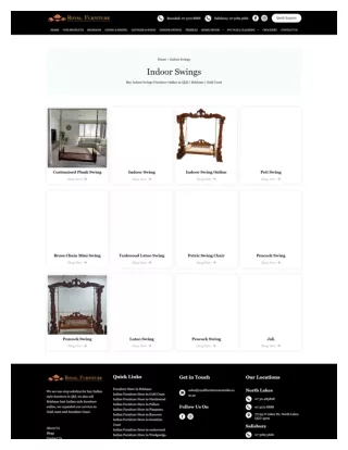 Buy Indoor Swings Furniture Online In QLD