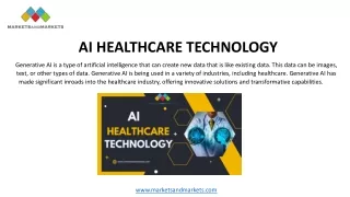 AI healthcare technology