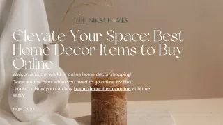 Best Home Decor Items To Buy Online | Niksa Homes