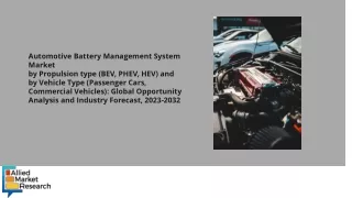 Automotive Battery Management System Market PDF