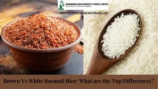 Brown Vs White Basmati Rice What are the Top Differences