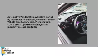 Automotive Window Display System Market PDF