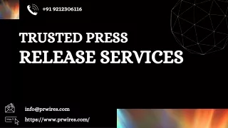 Trusted Press Release Services