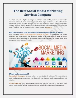 Best Social Media Marketing Services Company