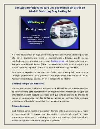 Parking barajas