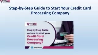 Step-by-Step Guide to Starting Your Credit Card Processing