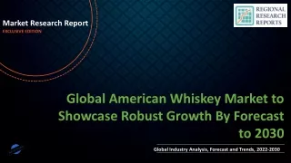 American Whiskey Market to Showcase Robust Growth By Forecast to 2030