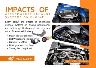 Impacts of Aftermarket Exhaust Systems on Engine