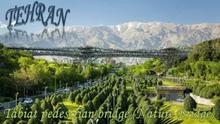 Iran Tehran Tabiat pedestrian bridge