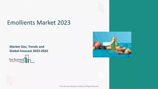 Emollients Market Statistics, Size, Top Countries, Trends Analysis, 2032