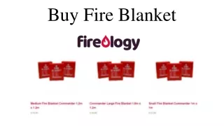 Buy Fire Blanket