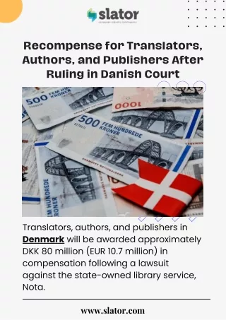 Recompense for Translators, Authors, and Publishers After Ruling in Danish Court