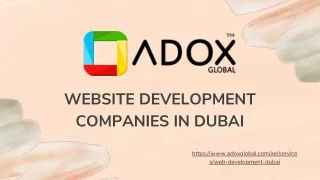 Website Development Companies In Dubai