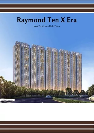 Raymond Ten X Era Brochure