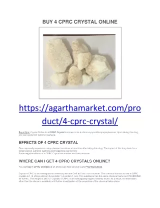 BUY 4 CPRC CRYSTAL ONLINE