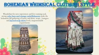 Bohemian Whimsical Clothing Style