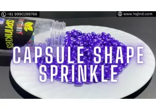 Capsule Shape Sprinkles by Kemry.