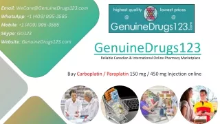 Ordering Carboplatin Paraplatin Made Easy - Shop Now