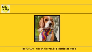 Goody Paws – The Best Shop For Dog Accessories Online