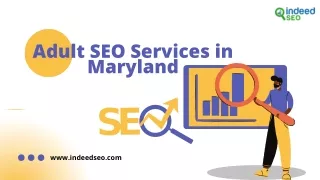 Best Adult SEO Services in Maryland - IndeedSEO