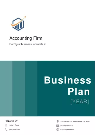 accounting firm business plan example