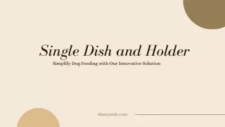 Single Dish and Holder - Slaneyside Kennels