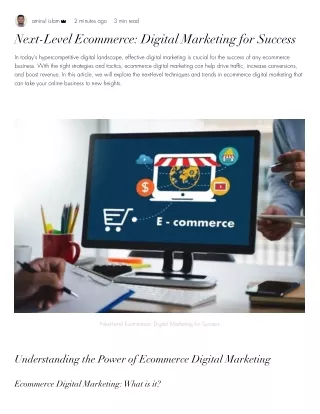 Ecommerce Digital Marketing