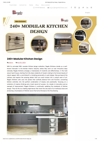 Top 10 Modular Kitchen Manufacturers