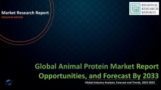 Animal Protein Market  Future Landscape To Witness Significant Growth by 2033