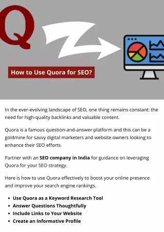 How to Use Quora for SEO ?