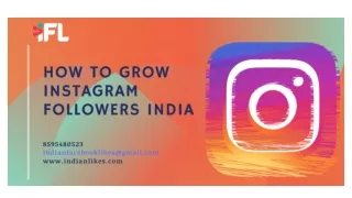 How to Grow Instagram Followers India - IndianLikes