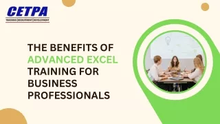 The Benefits of Advanced Excel Training for Business Professionals