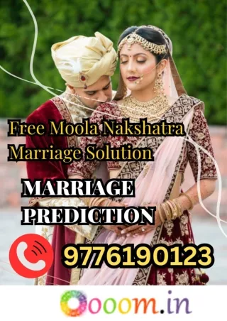 Marriage Prediction _ Free Moola Nakshatra Marriage Solution